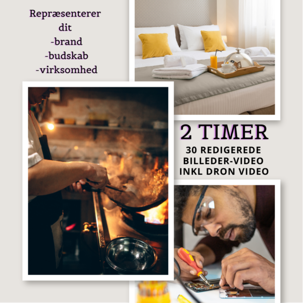 Repræsenterer dit brand, budskab og dit virksomhed